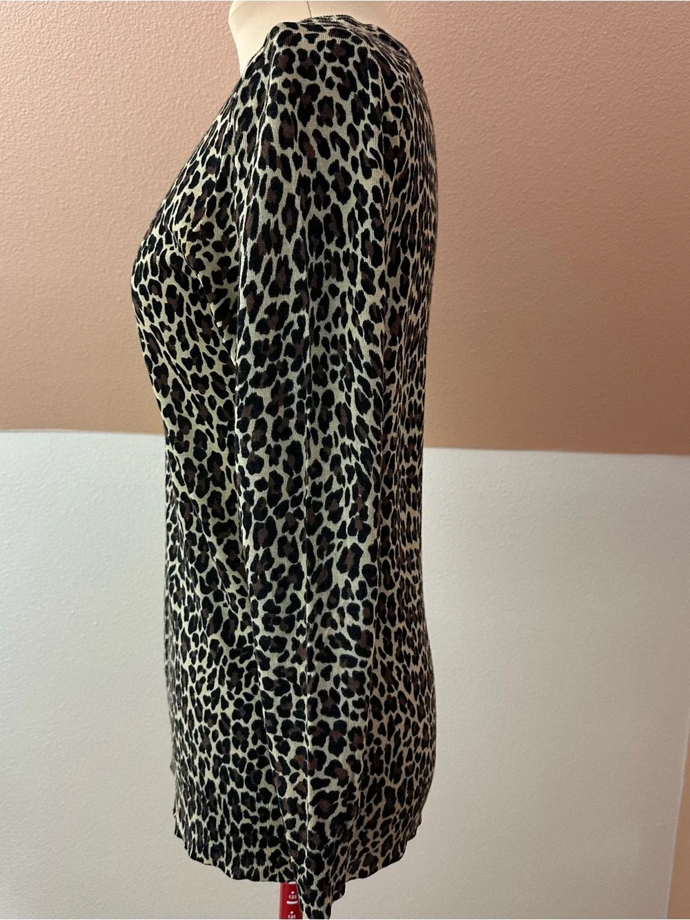 J.Crew Tippi Sweater in Leopard Womens M 100% Merino Wool Style #J6354 Preppy